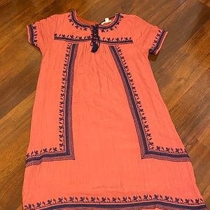 Orange Babydoll Dress